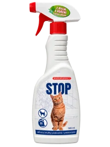 STOP KOČKÁM - pachový odpuzovač koček 500 ml.